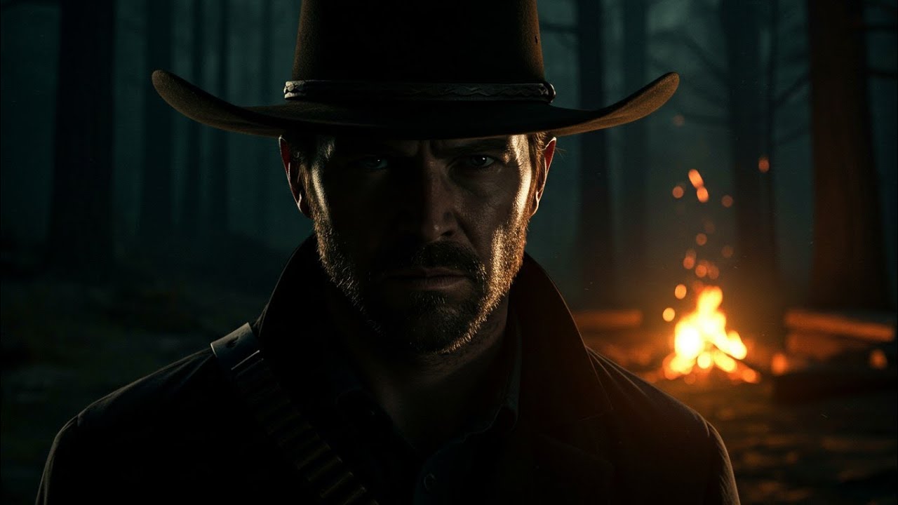 Mercy in the Ashes &mdash; Dark Cinematic Western Soundtrack (lyrics video)