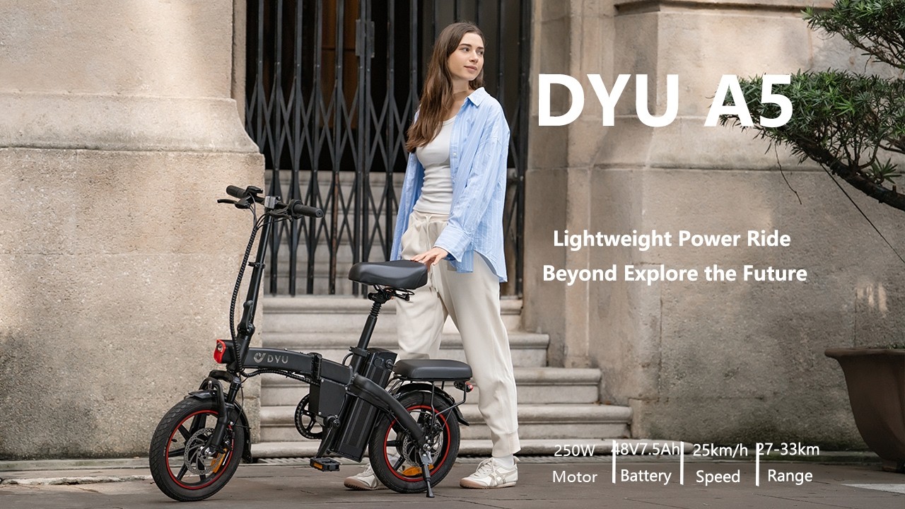 DYU A5 Electric Bike | Powerful Performance Long-Lasting Range