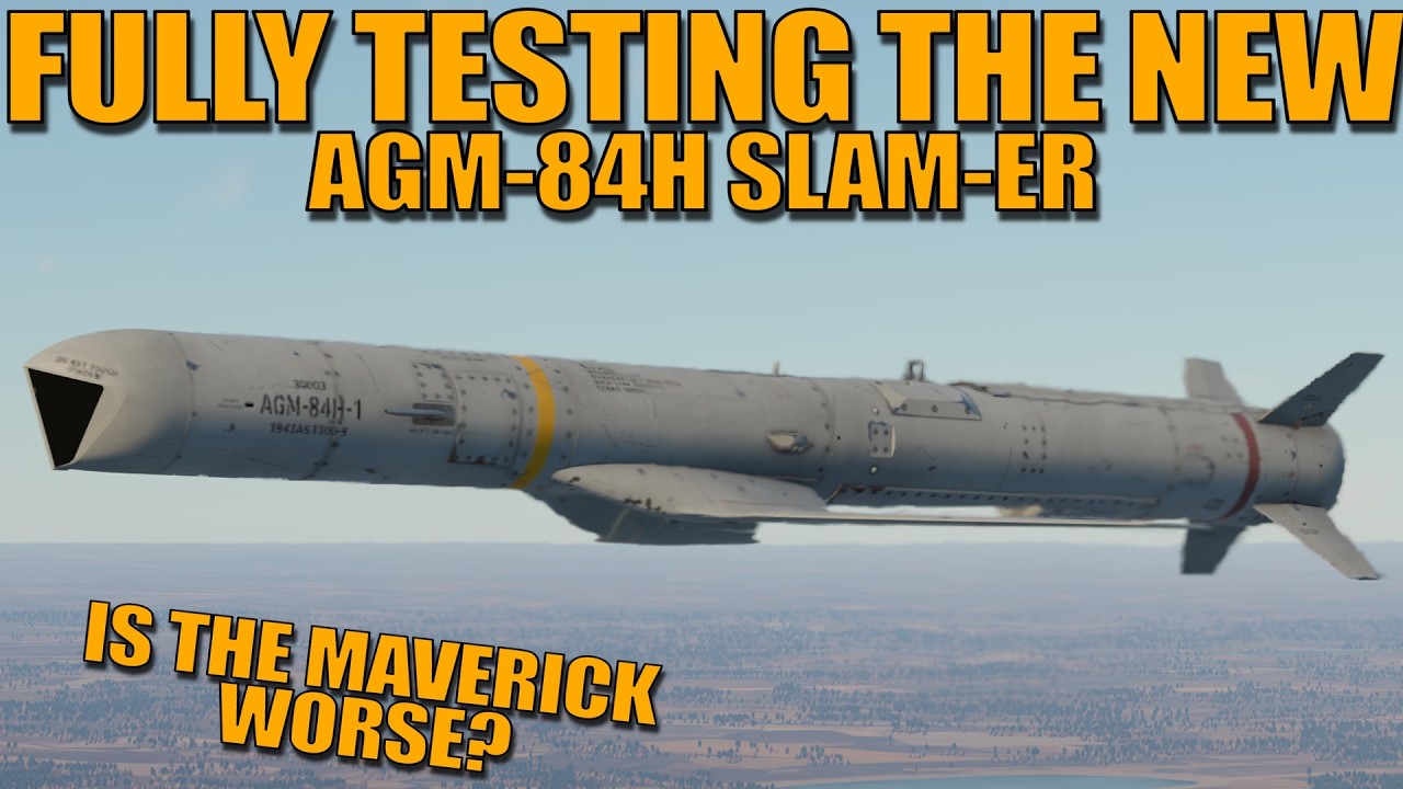 Тестирование новой ракеты AGM-84H SLAM-ER! Она лучше, чем Maverick? - War Thunder