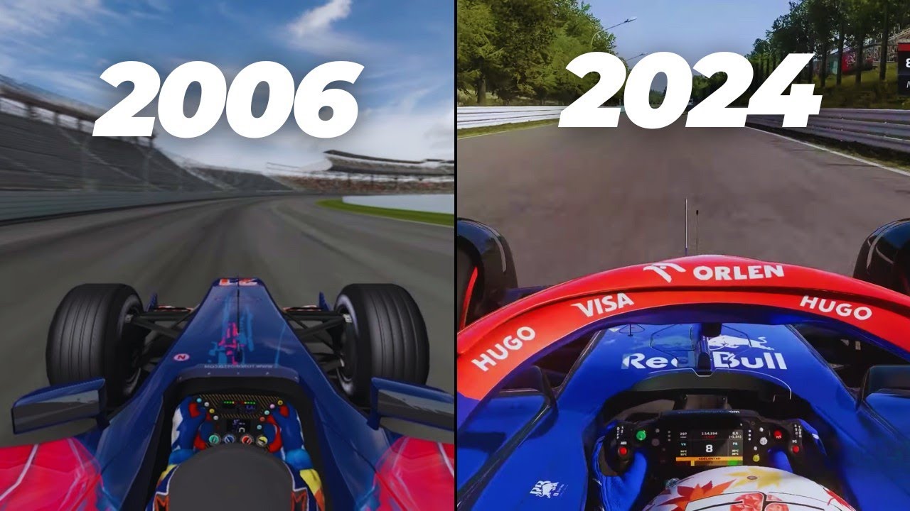 Evolution of Toro Rosso in F1 Games (2006-2024)