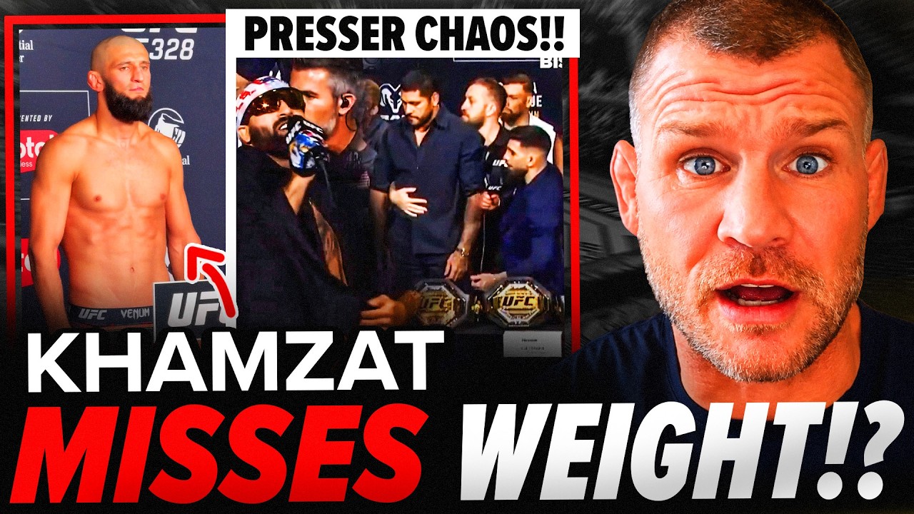 Khamzat MISSES Weight!? | White House Press Conference CHAOS!! | BISPING REACTS