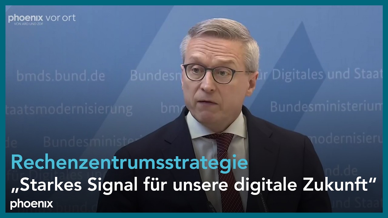 Rechenzentrumsstrategie: Statements von Karsten Wildberger und Katherina Reiche | 18.03.2026