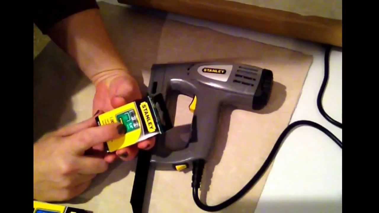 Stanley electric stapler/brad nailer