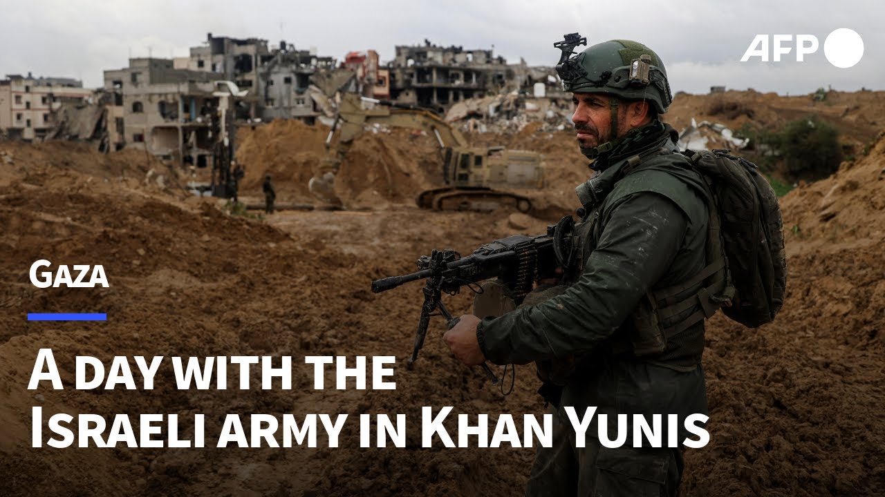A day embedded with the Israeli army in Khan Yunis, the epicentre of the war | AFP