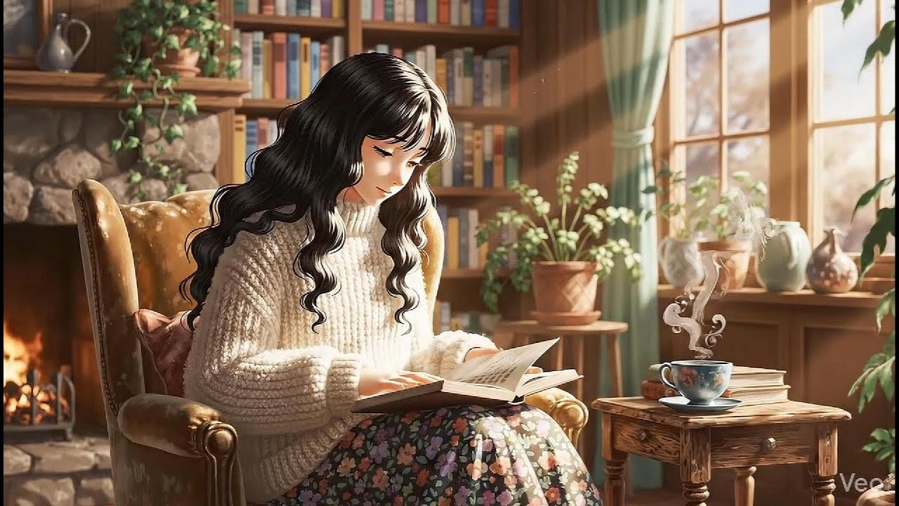 A Quiet Evening at Home | Cozy Slow Living, Ghibli-Inspired Slice of Life, Calm Daily Routine 🍊🍵🌿