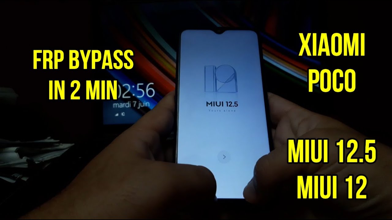 All Xiaomi/Redmi/Poco MIUI 12.5 FRP Bypass without PC تخطي حساب جوجل في غضون دقيقتين