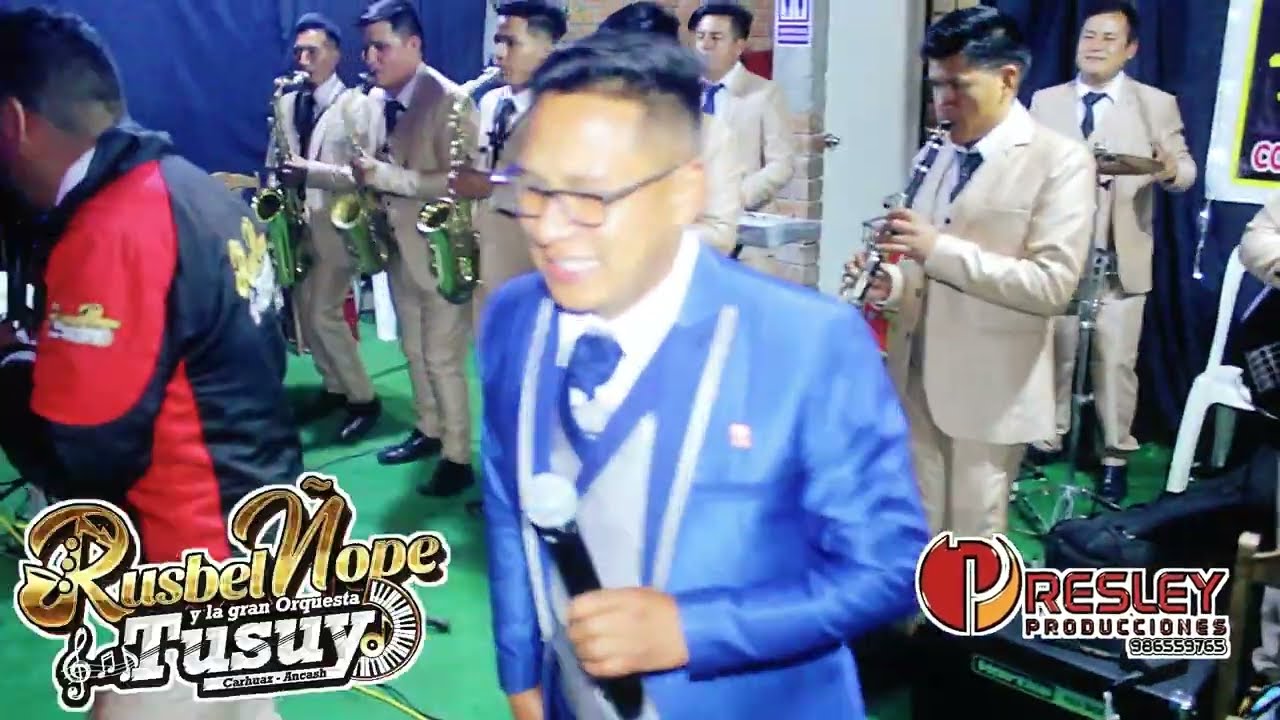 RUSBEL ÑOPE Y LA GRAN ORQUESTA TUSUY DE CARHUAZ  ♫ SALAY♫ EN VIVO/ HUARAZ - 2023