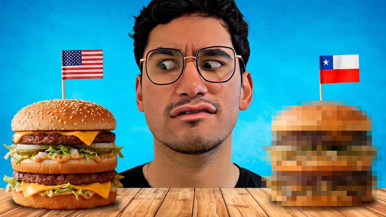 Pedí la MISMA Comida Rápida en Chile y EE.UU… ¿Cuál Gana?