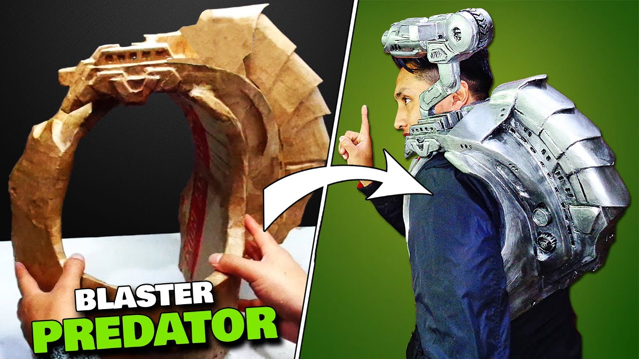 How to make Amazing Predator armor created with cardboard