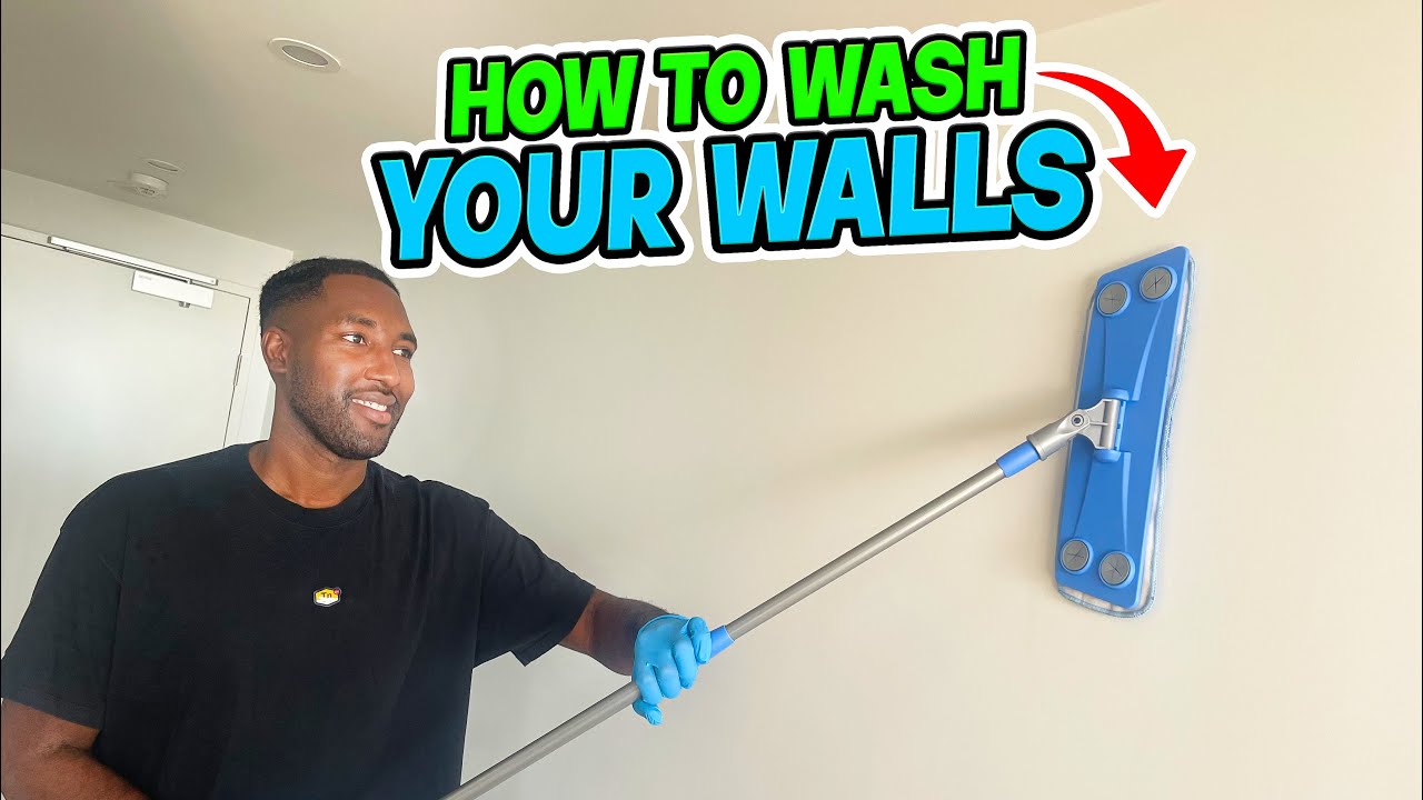 The Easiest Way to Wash Your walls - Cleaning motivation
