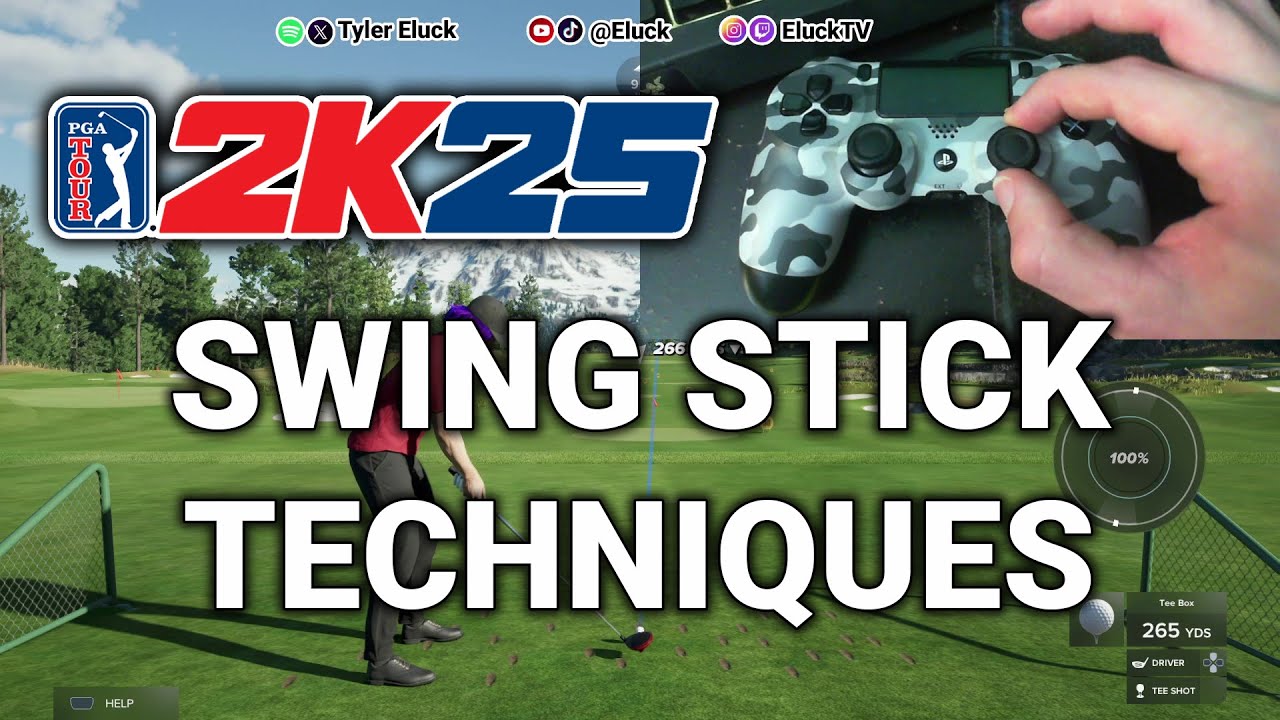 BEST SWING STICK TECHNIQUES FOR PGA TOUR 2K25