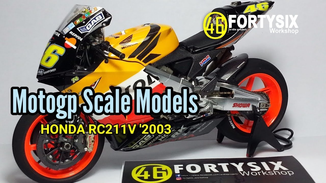 Motogp Sclae Models  Honda RC211V '2003