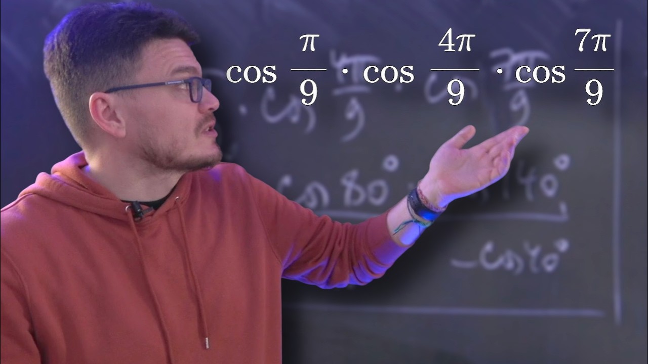 ✓ Найдите значение выражения: cos(π/9) · cos(4π/9) · cos(7π/9) | #вызов | Борис Трушин
