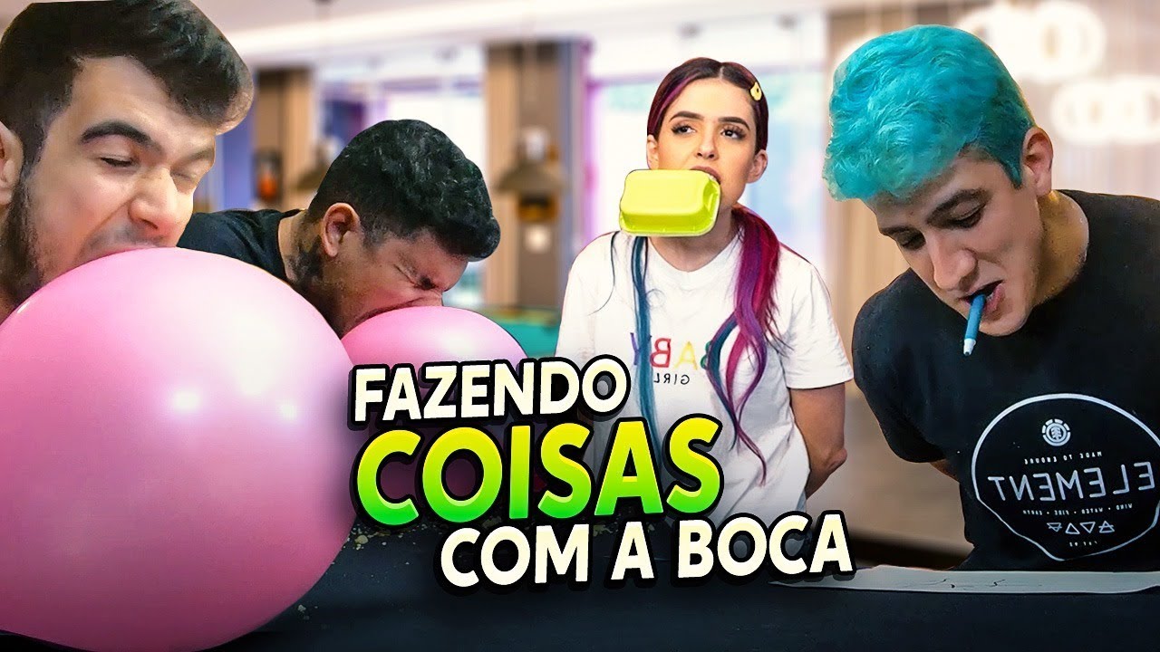 DESENHANDO E FAZENDO COISAS APENAS USANDO A BOCA