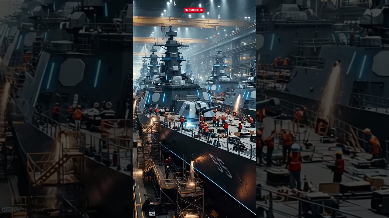 World&rsquo;s Largest Warship Factory &ndash; Inside Mega Shipbuilding Operations