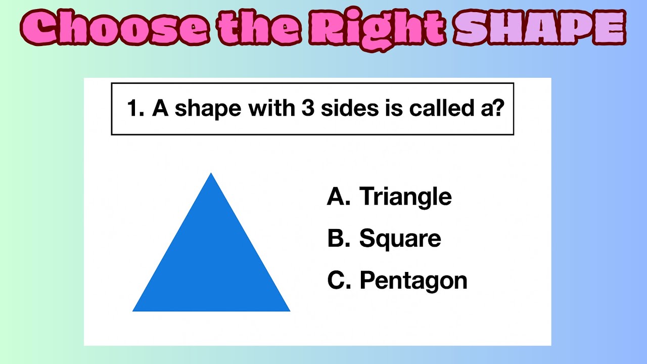 Choose the Right Geometric Shape