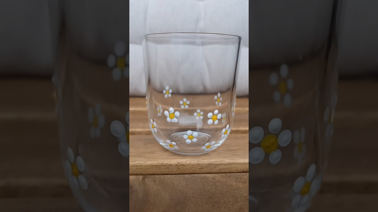 &iexcl;Decora tus vasos!🌼 #manualidades #crafts #diy #reciclaje #decor #decoracion #pintura #homedecor