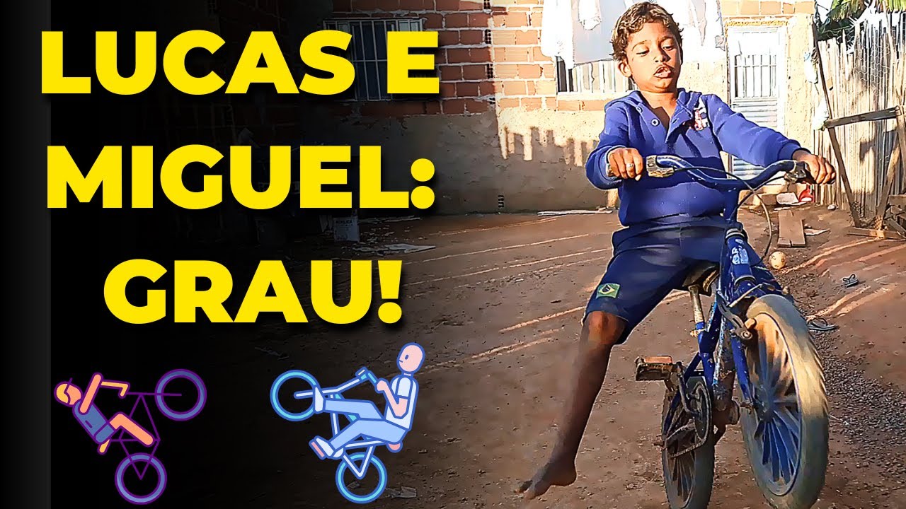 Lucas e Luiz Miguel: Manobras RADICAIS de Grau no Terreiro! 🏍