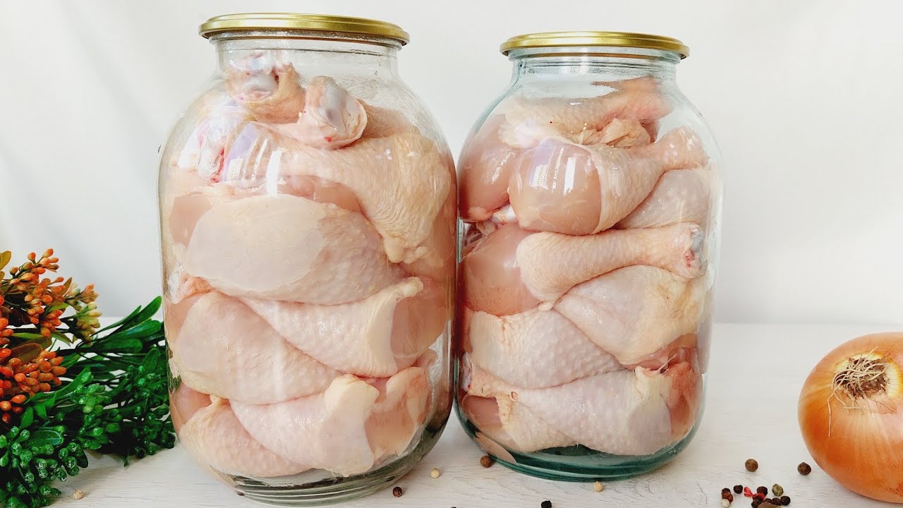 МАЛО КТО ЗНАЕТ ЭТО! Куриное Мясо не портится 2 года БЕЗ ХОЛОДИЛЬНИКА! ОЧЕНЬ ПРОСТО! #мясо