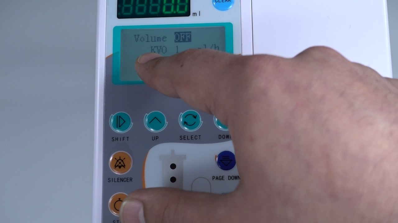 Bomba de Infusión Sonolife - Menú y Configuración