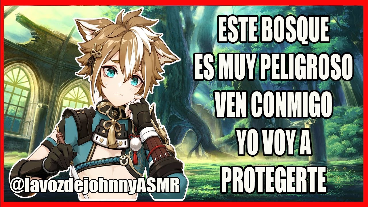 TE ENCUENTRAS CON GOROU 😍❤️🐕【ASMR/ROLEPLAY】 #ASMR  #roleplay #genshinimpact
