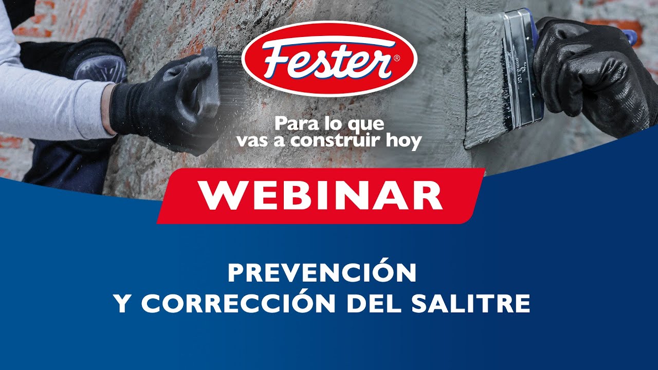 #Webinar I Prevención y corrección del salitre