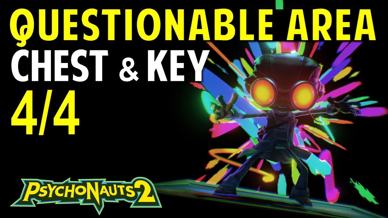 Questionable Area: All Supply Chests and Keys Locations | Psychonauts 2 (Collectibles Guide)
