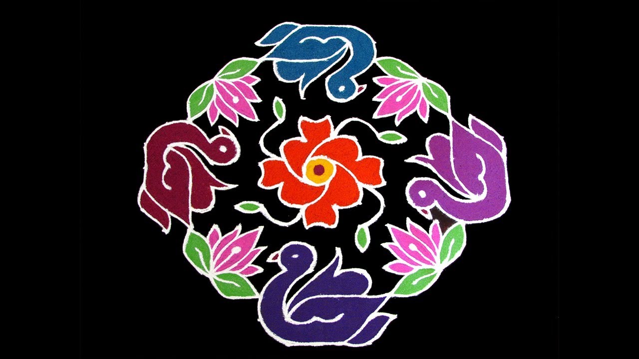 Big Pongal Rangoli 2019 | 16x4x4 Dots New Year Rangoli 2019 | Latest Sankranti Muggulu 2019