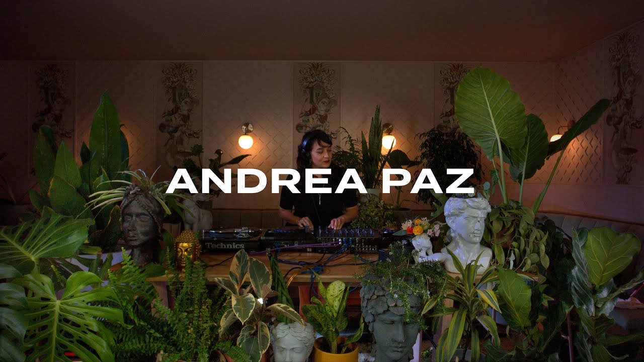 Dark Electro and Synthpop with plants by Andrea Paz Hybrid Set at Casa Sanz - Alocasia TV Santiago