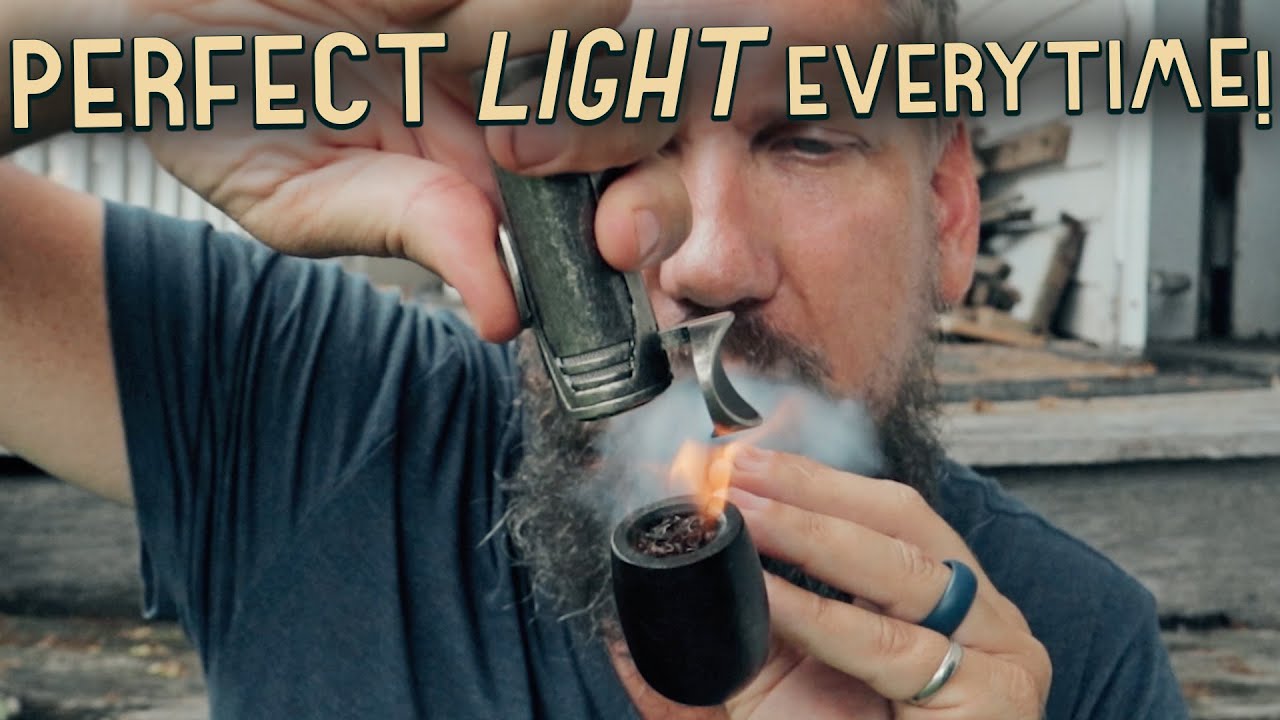 The Art of Lighting a Tobacco Pipe