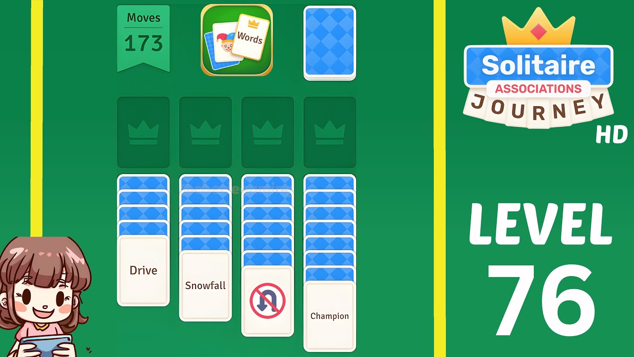 Solitaire Associations Level 76 Solution Walkthrough