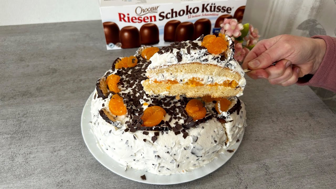 Die Saftigste Schaumkuss Torte, die du je gegessen hast💥(Super schnell)🤯