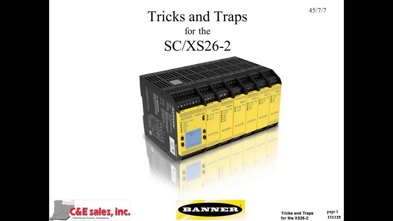 Banner SC/XS Controller:  Tips & Traps