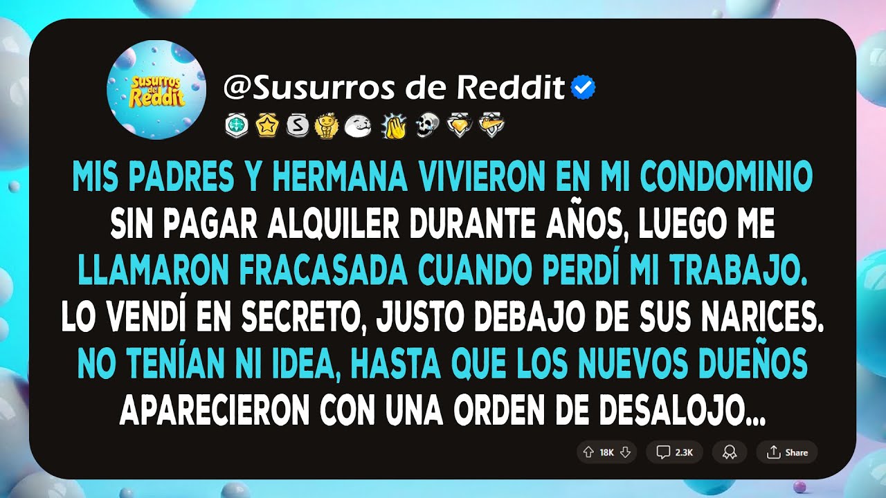 Vendí En Secreto El Condominio Donde Mi Familia Vivía Sin Pagar Alquiler, Después De Que Me Llamaran