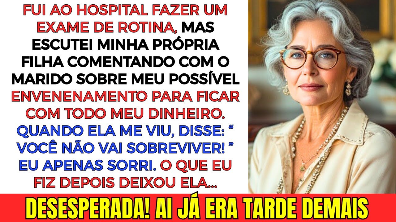 Descobri que minha própria filha queria me envenenar... O que fiz depois chocou a todos...