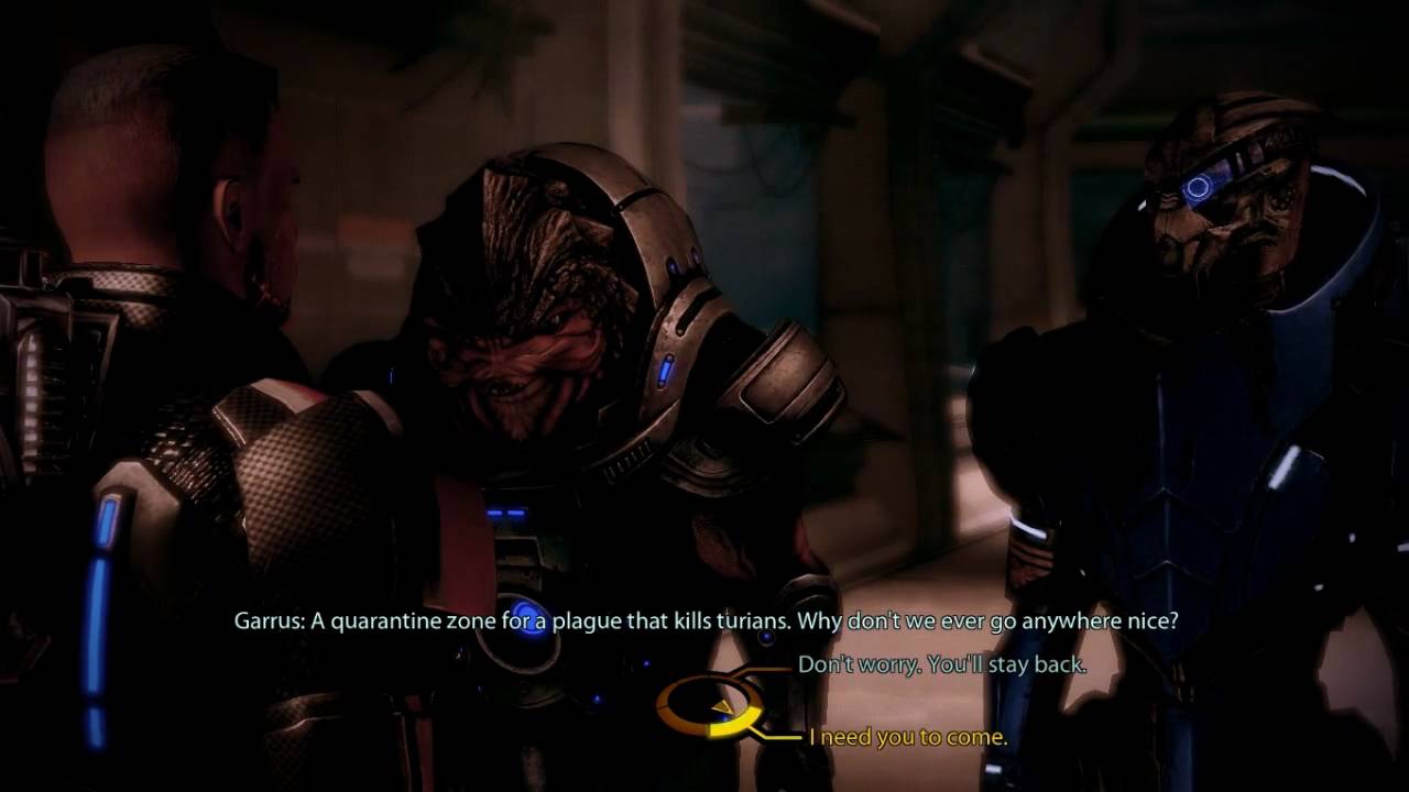 Mass Effect 2 - Aliens and the Quarantine Zone (Hidden Dialogue)