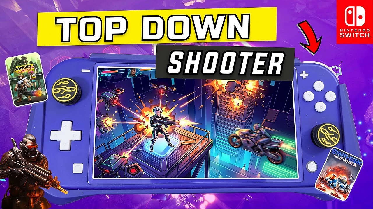 TOP 10 Underrated TOP DOWN Shooters on Nintendo Switch | Hidden Twin Stick Shooters Switch