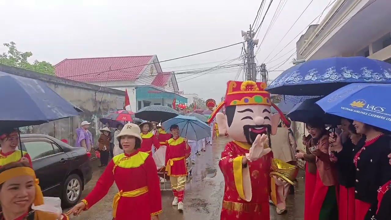 Lễ rước kiệu mừng tân lão  năm bính ngọ 2026 tại thôn Hòa nha,xã Thụy chính, HTT ,TTB CŨ 