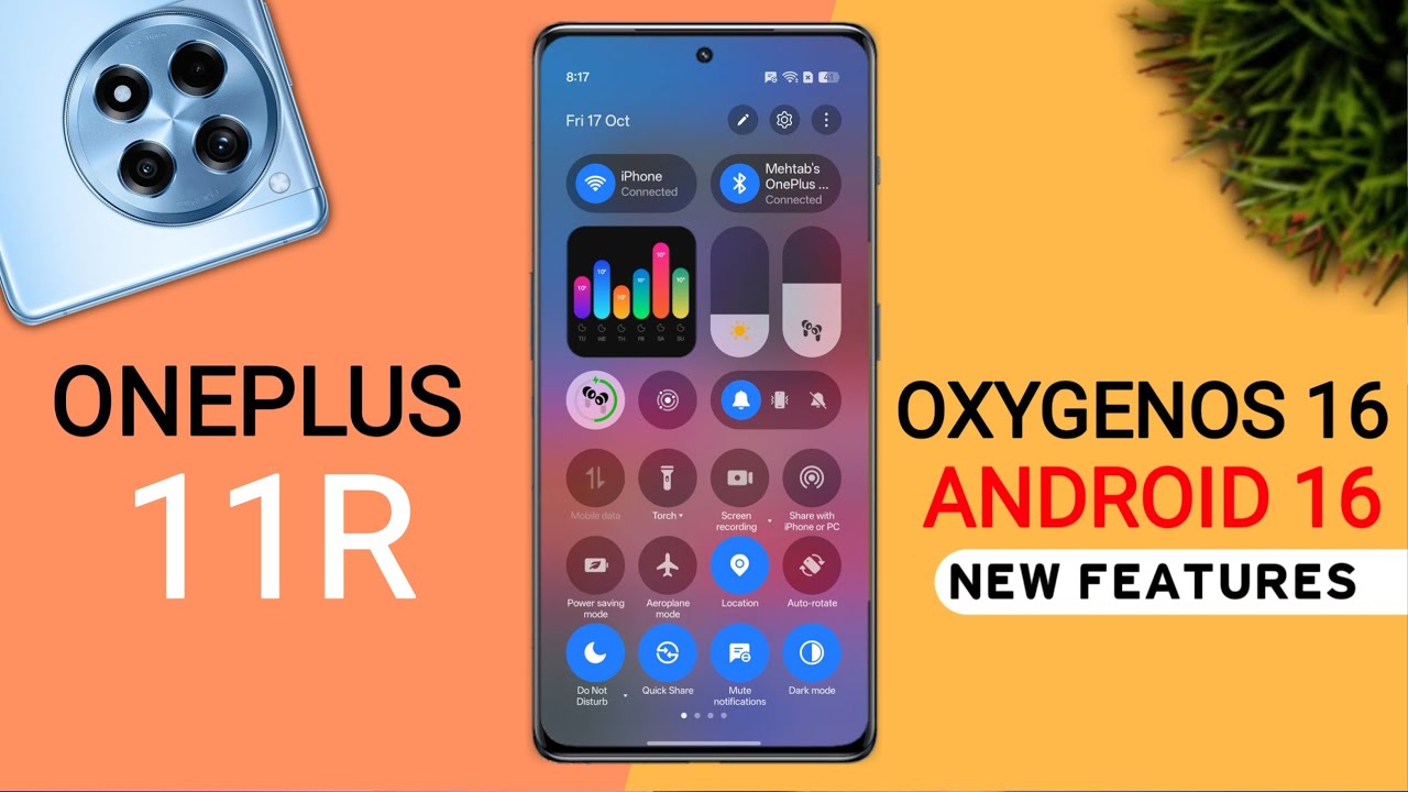 Oneplus 11R OxygenOS 16 Update - 25+ Amazing Features | Android 16 New Update 11R