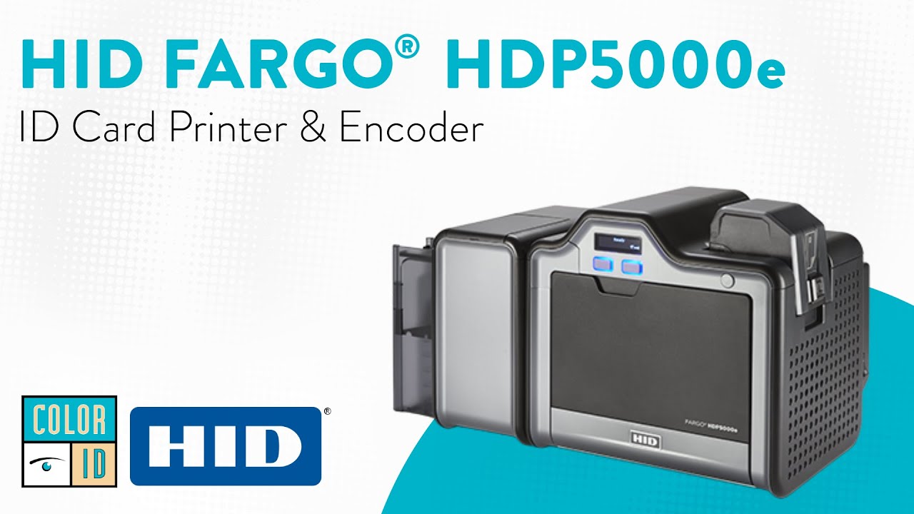 Introducing HID FARGO&reg; HDP5000e ID Card Printer & Encoder
