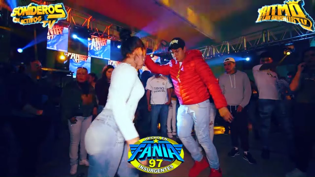 ASI SE BAILA LA CUMBIA POBLANA CON SONIDO FANIA 97 | DONDE ESTAN TUS PROMESAS | SALON DE LA RIVERA