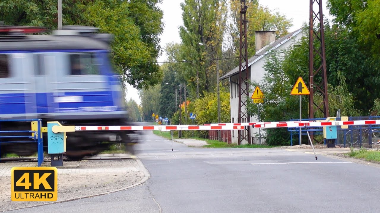 Przejazd Kolejowy - Zębice Wrocławskie | Railroad Crossing ★ 4K ★