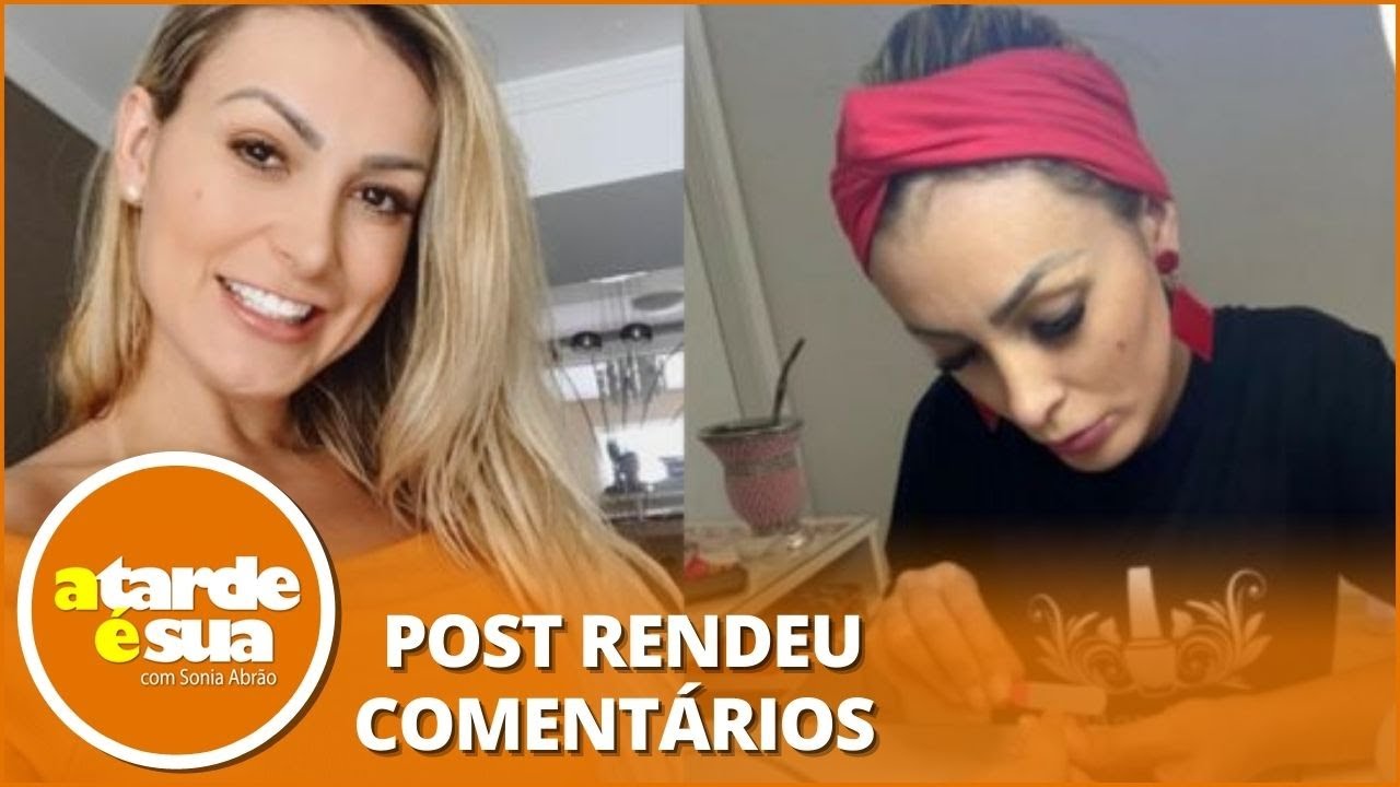 Andressa Urach virou manicure ? Sonia Abrão: “Não vou engolir essa história”