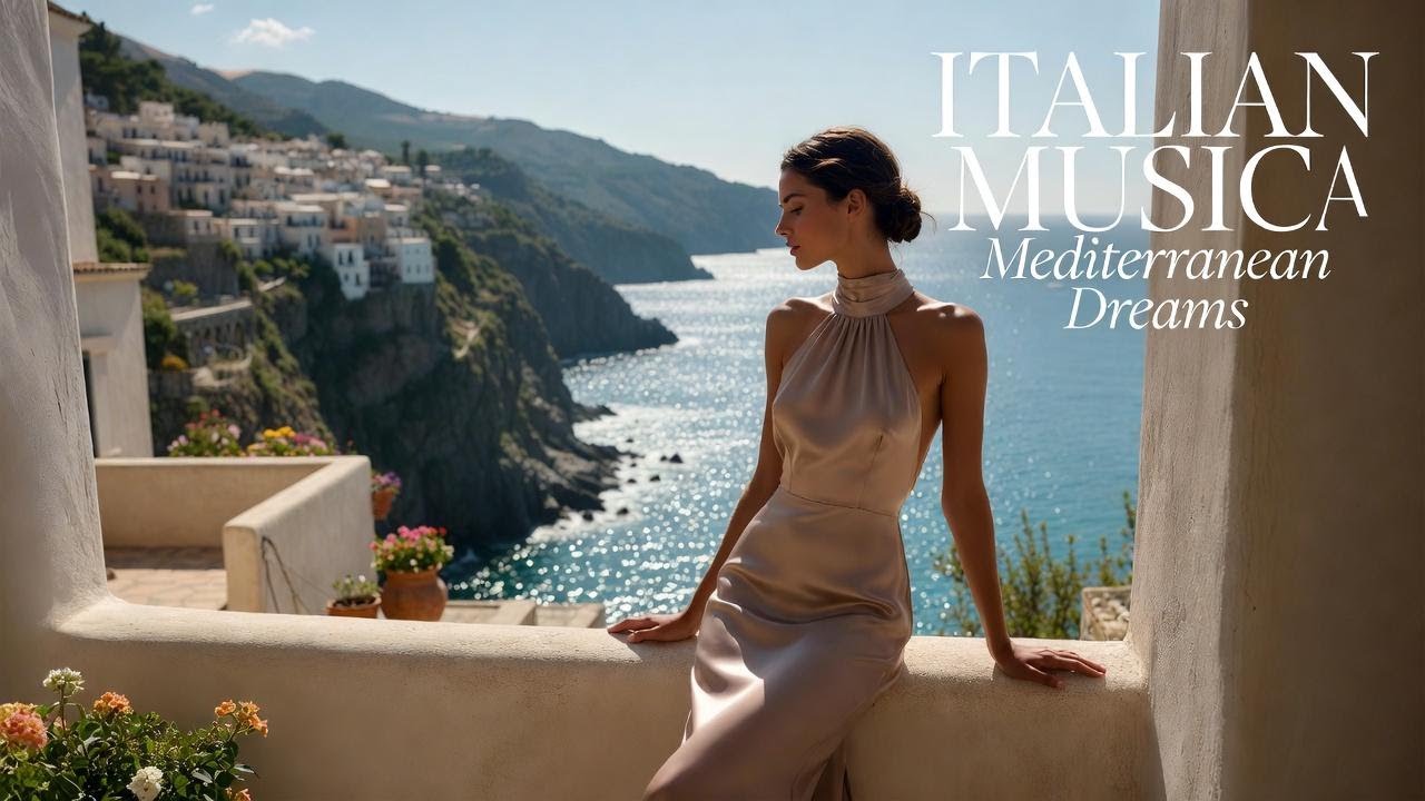 Italian Vibes & Mediterranean Relaxing Dreams 🎶 Italy Scenic 4K | Dolce Italia Music