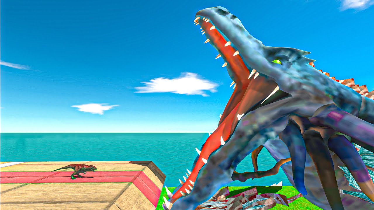 Big and Little Size vs Eastern Dragon - Animal Revolt Battle Simulator