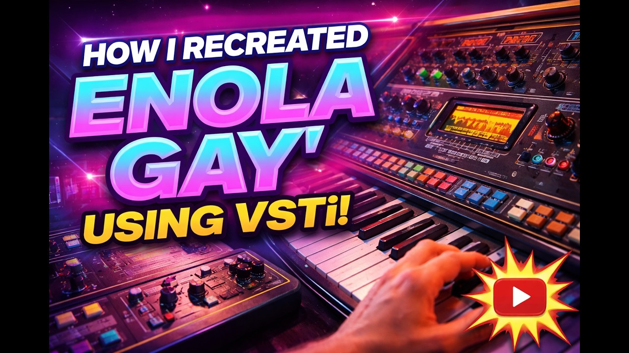 How I Recreated “Enola Gay” Using VSTi! (OMD Synth Cover)