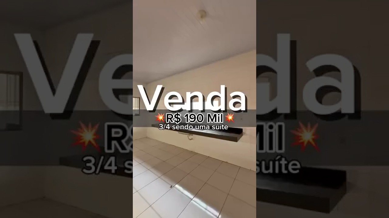 Casa &agrave; venda no Jardim Am&eacute;rica 3&ordf; etapa em Xinguara, 3 quartos (1 su&iacute;te), terreno quitado