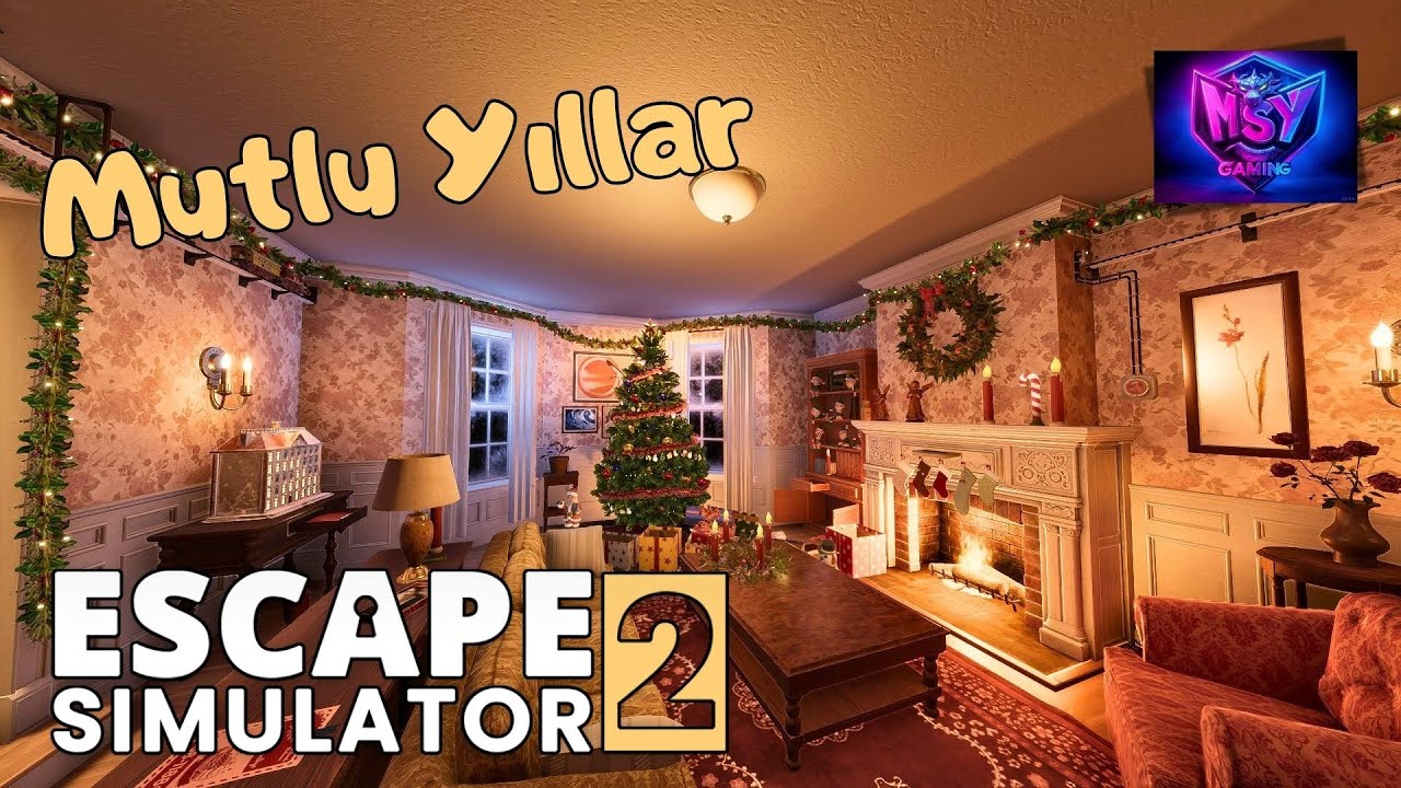 EVDE TEK BAŞINA EVİNDE SICACIK YENİ YIL BULMACALARI | ESCAPE SIMULATOR 2 | YILBAŞI ÖZEL BÖLÜMÜ