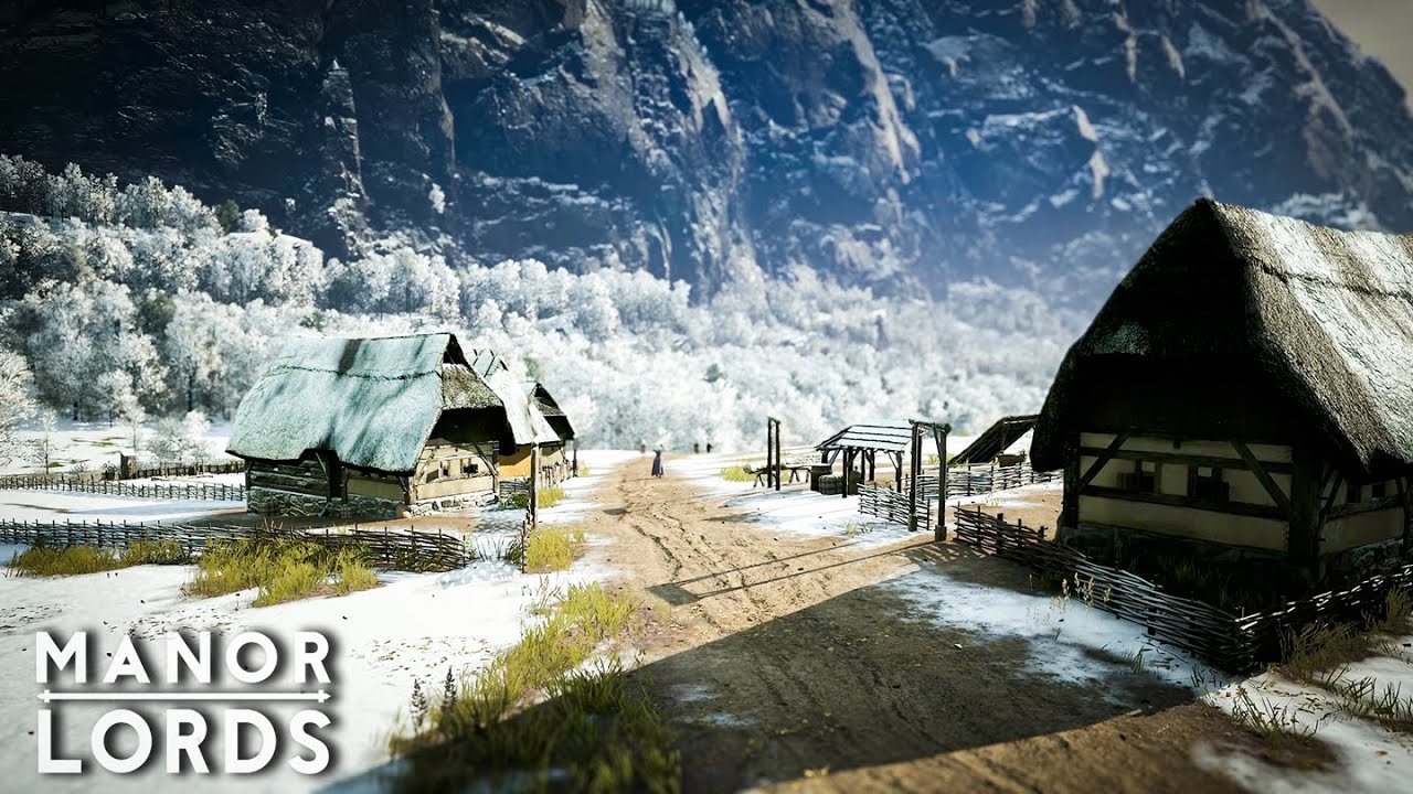 'Manor Lords' ULTRA REALISTIC Mountain Build... | Stress Relief & Relax