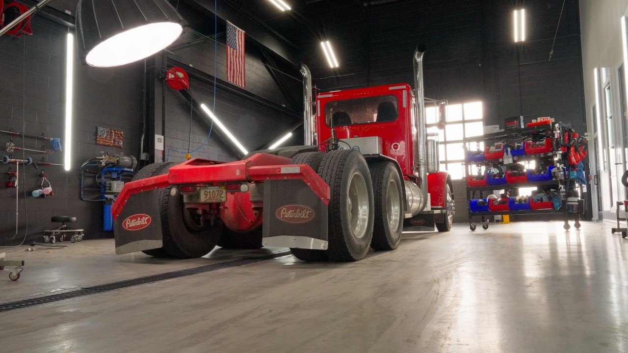 I Spent Thousands of Dollars Detailing for this Grandmother Trucker's Peterbilt